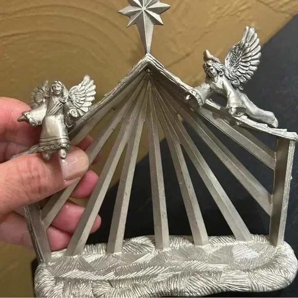 1999 Seagull Pewter of Canada nativity set.Simply beautiful! Christmas scene. - Picture 6 of 11